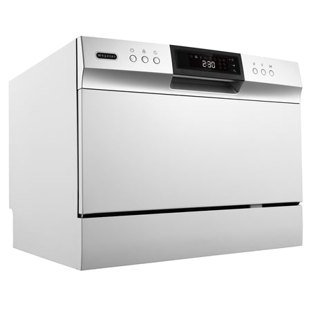 Whynter Countertop Portable Dishwasher, 6 Place Setting, White, LED, Energy Star, White