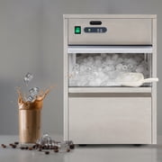 Whynter FIM-450HA Freestanding Ice Maker, 45 lb Daily Ice Production, Compact Stainless Steel Ice Machine for Home, Office & Bar