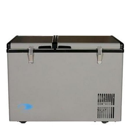 Whynter FM-62DZ 62-Quart Dual Zone Portable Freezer, Stainless Steel