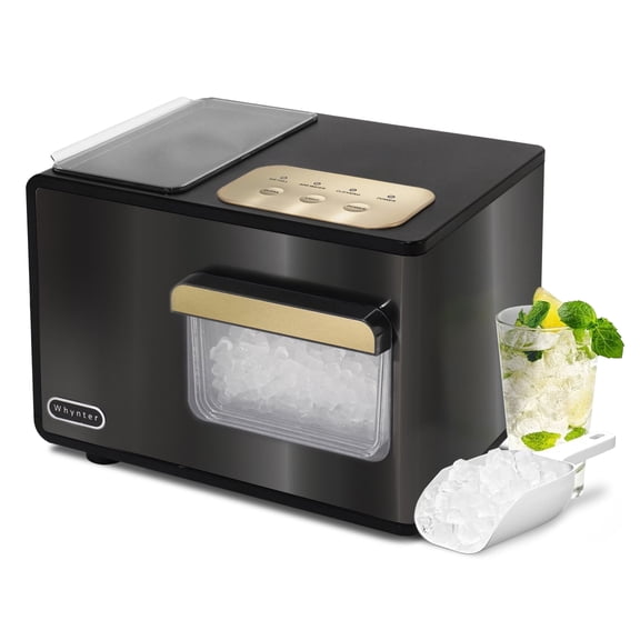 Whynter SonicSn Countertop Nugget Ice Maker, 40lbs/24hrs, Commercial IBX-388BG