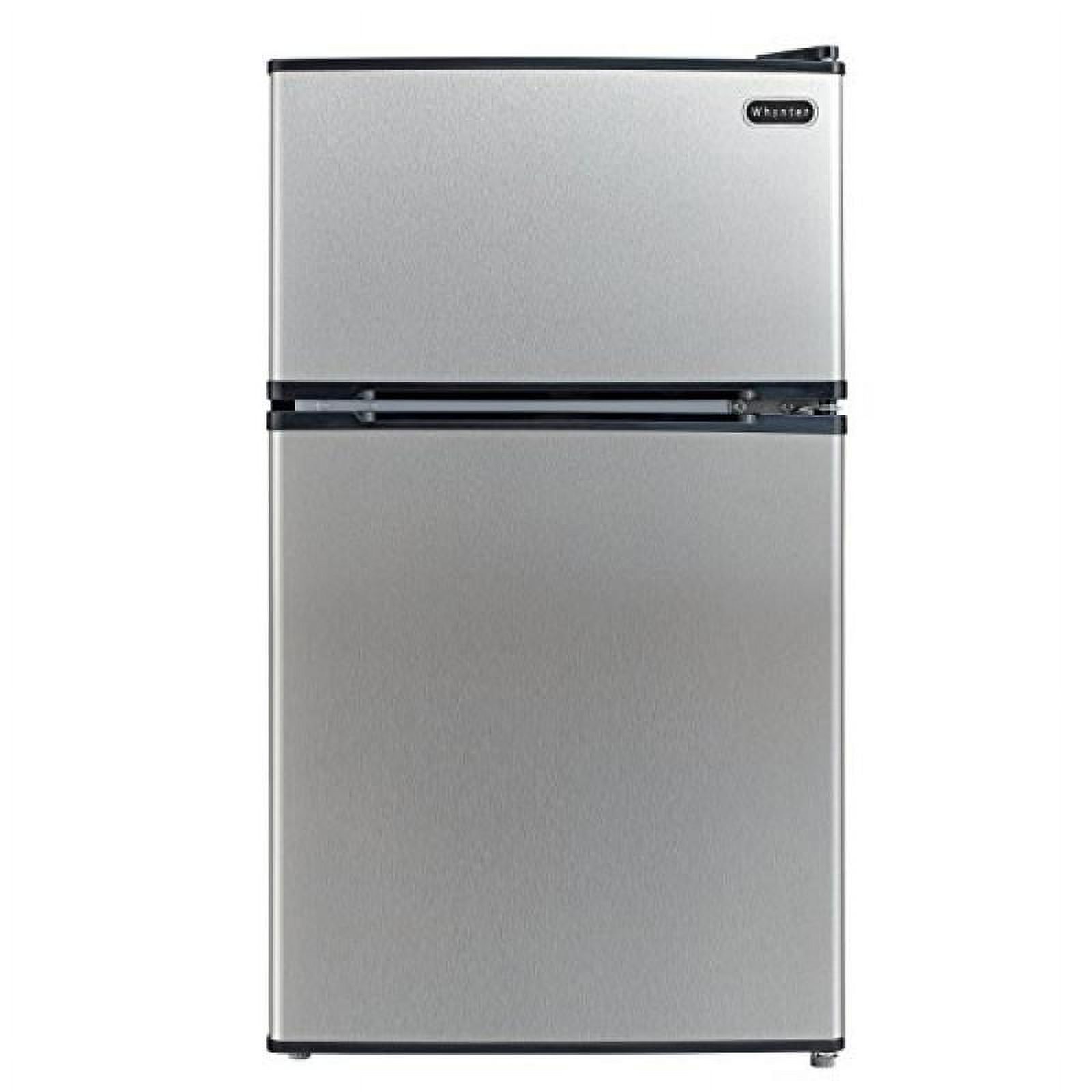 Whynter MRF-340DS Refrigerator Freezer Freestanding Width 19 in, Depth 23 in, Height 33 in Top-Freezer, Stainless Steel - image 1 of 6