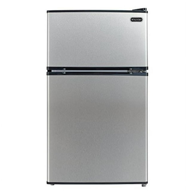 Whynter MRF-340DS Refrigerator Freezer Freestanding Width 19 in, Depth 23 in, Height 33 in Top-Freezer, Stainless Steel