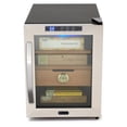 thumbnail image 1 of Whynter CHC-120S Stainless Steel 1.2 cu. ft. Cigar Humidor, 250 Capacity, Spanish Cedar Shelves, Adjustable Thermostat, 1 of 4