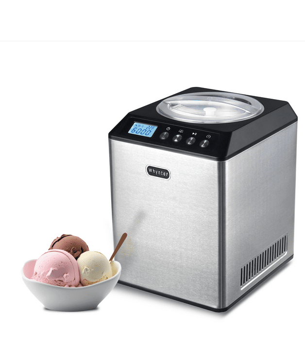 Whynter | 2.1 Quart Upright Ice Cream Maker with Stainless Steel Bowl