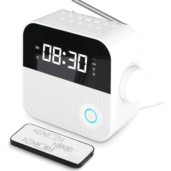 Wi-Fi Alarm Clock Radio - Voice Recording, Sleep Sounds, App Control, Auto-Dimmer, Multi-Alarms. Your Remote Management Solution for Family & Dependent Care$$Home Decor, Kitchen, & Other