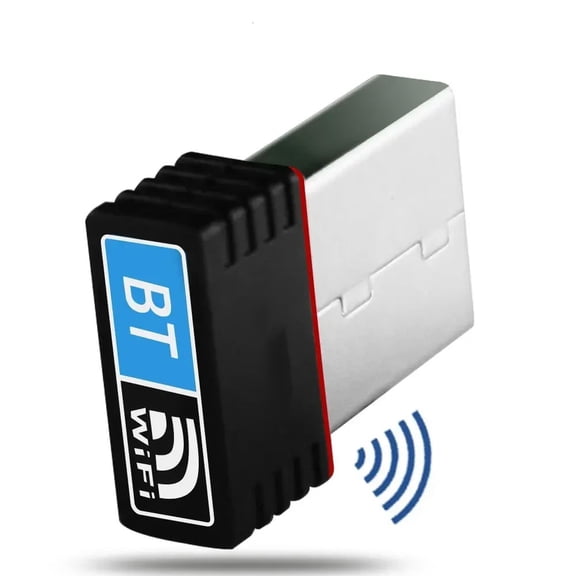 Wi-Fi & Bluetooth 4.0 Nano USB Adapter - Dual Wireless Network Dongle for WiFi and Bluetooth Connectivity - Compact Adapter for Enhanced Network Signal Reception and Bluetooth Transmission