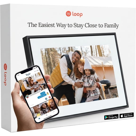 Wi-Fi Digital Picture Frame with Touch Screen 10-Inch Digital Photo Frame for Home Text Message and App Photo Sharing User-Friendly Smart Digital Frame Smart Home Gift for Family