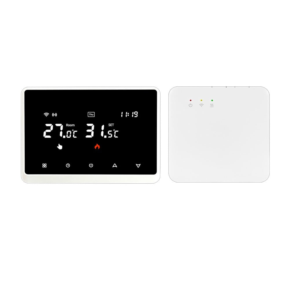 GE Cync Smart Thermostat, ENERGY STAR Certified Programmable WiFi Thermostat, Works With Alexa And Google Home