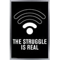 thumbnail image 1 of Wi-Fi - Struggle Wall Poster, 22.375" x 34", Framed, 1 of 6
