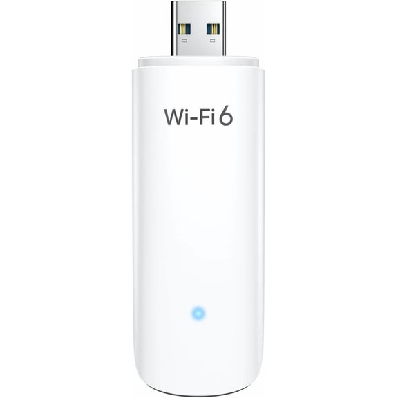 WiFi 6 AX1800Mbps USB WiFi Adapter Dual Band Wi-Fi Dongle 5GHz 1201Mbps + 2.4GHz 574Mbps USB3.0 Wireless Network Adapter Wi-Fi USB Receiver for PC Laptop Desktop Supports Windows 11/10 ONLY