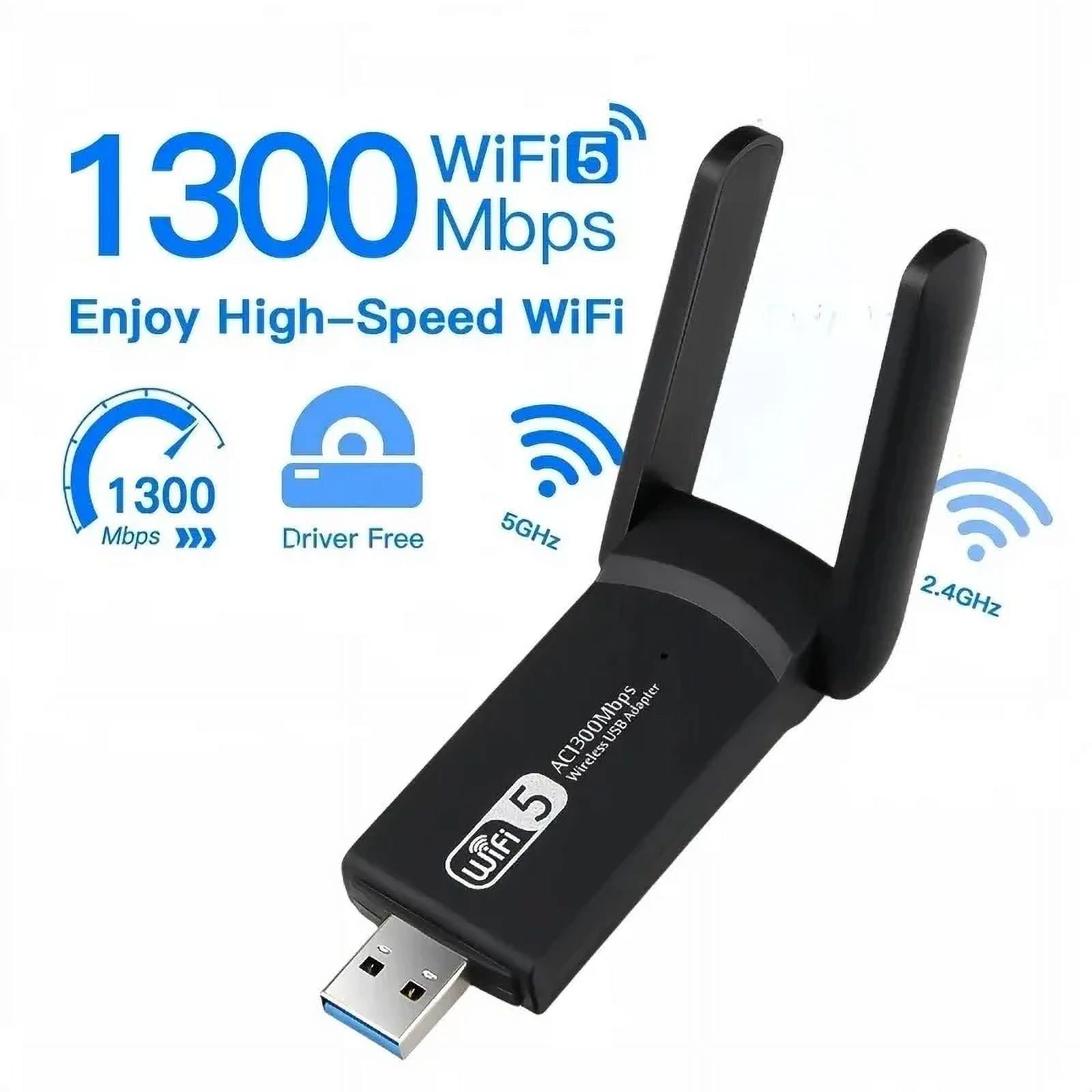 WiFi 6 ax1800 USB 3.0 adapter dual band 2.4g/5GHz USB receiver dongle ...