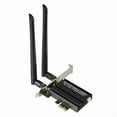 thumbnail image 1 of WiFi 6E PCIe Wireless Network Card 5374Mbps Bluetooth 5.2 Tri-Band 2.4G/5G/6Ghz WiFi Adapter Card for Win10 Win11, 1 of 10