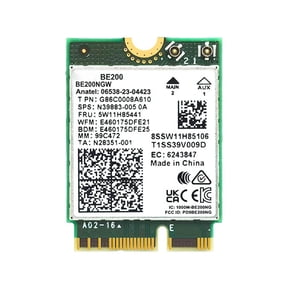 WiFi 7 Wireless Card For Intel Computers With Bluetooth 5.4 Tri Band 8774Mbps Network Adapter Support For Windows 10/11 Laptops