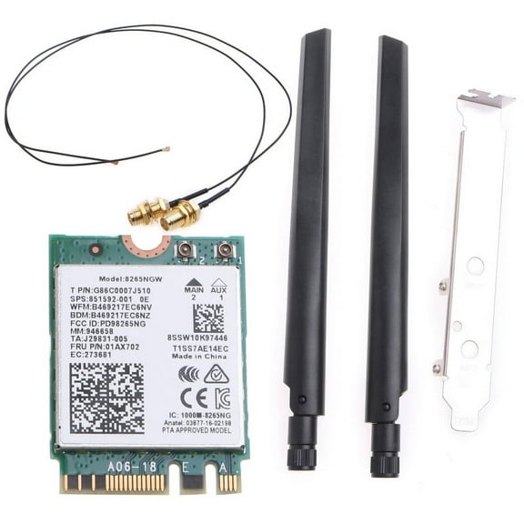 WiFi 722for M.2 2230 desktop adapter BT 4.2 Wireless 802.11ax 2.4g/5G support MU-MIMO 8265ngw gigabit network card