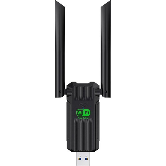 WiFi Adapter for Desktop PC,1300Mbps USB 3.0 Dual Band 5G/2.4G Wireless Network Laptop PC, 2dBi Antennas,Supports Windows 11/10/8.1/8/7