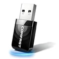 thumbnail image 1 of Atzeste AC1300 USB WiFi Adapter, 2.4G/5G Dual Band Wireless Network Adapter for PC Desktop, MU-MIMO WiFi Dongle, USB 3.0, Supports Windows 11, 10, 8.1, 8, 7, XP/Mac OS X 10.9-10.15, 1 of 6