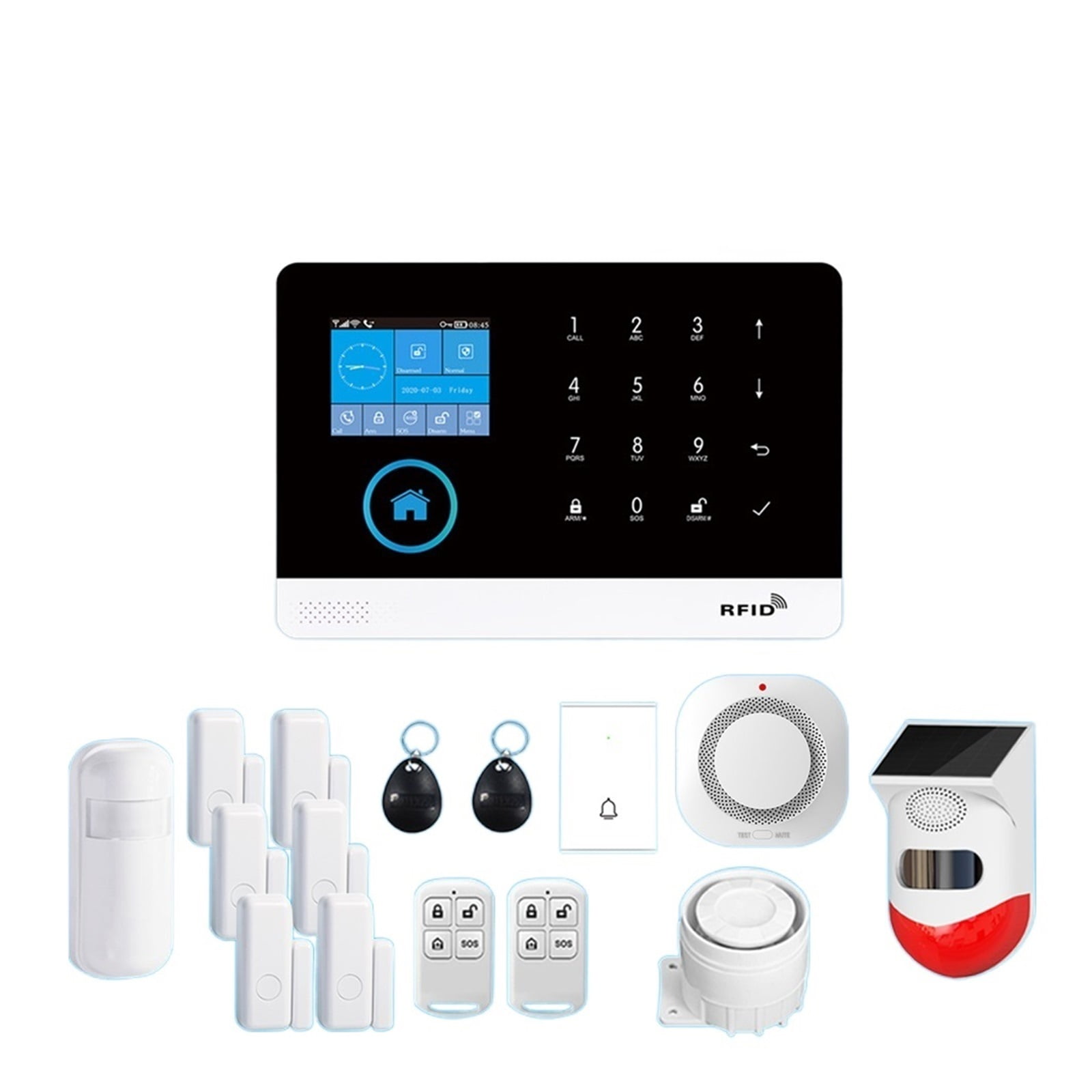WiFi Alarm System For Home Burglar Security Tuya Smart House App ...