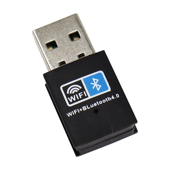 WiFi Bluetooth Wireless Adapter 150Mbps USB Adapter 2.4G Bluetooth V4.0 Dongle Card RTL8723BU for Desktop Laptop PC