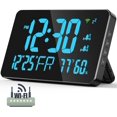 WiFi Clock, Atomic Clock, Automatic Time Calibration, with Clock Zone