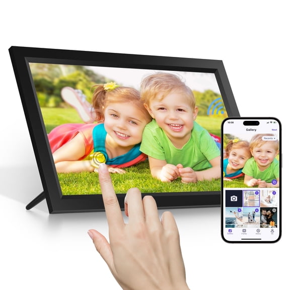 WiFi Digital Photo Frame 8 inch Tibuta HD 800 * 1280IPS Touch Screen Electronic,16GB Storage Auto-Rotate,micro SD