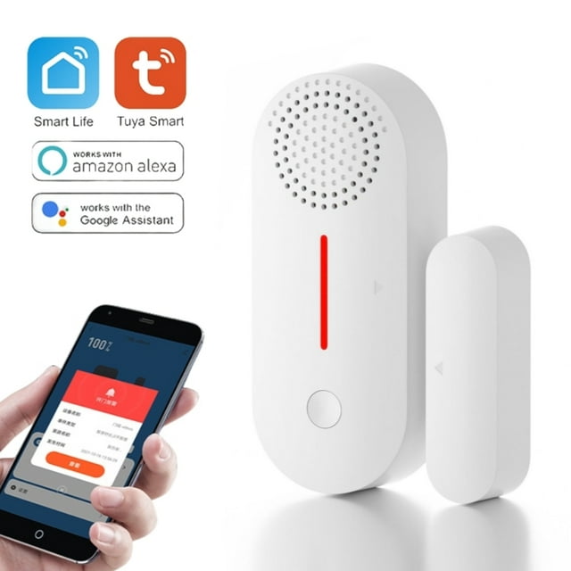 WiFi Door Sensor, Smart Window Door Sensor Alarm, Contact Sensor for