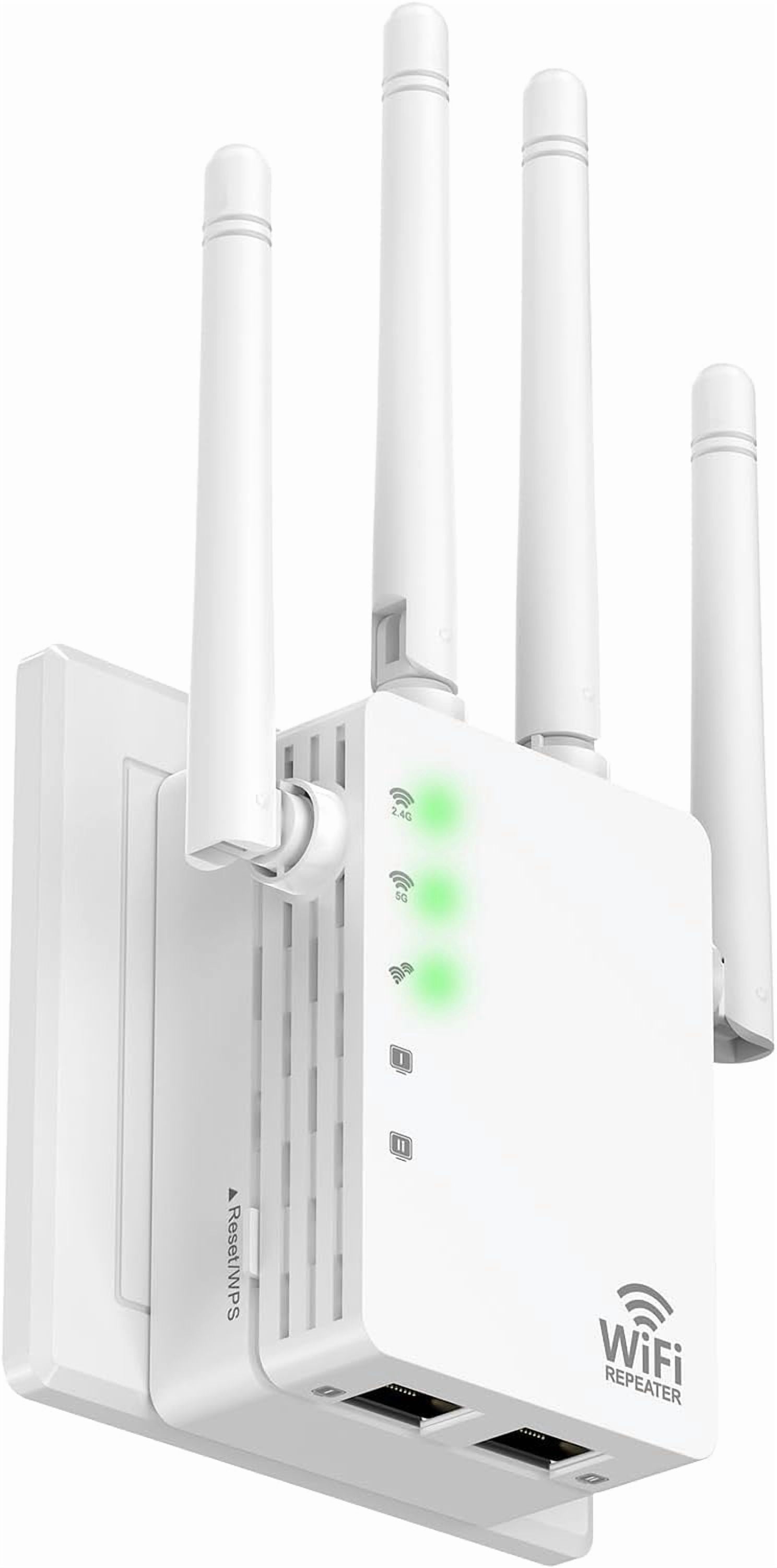 WiFi Extender with 1200Mbps Dual - Band 2.4G&5G, WiFi Booster Covers Up ...
