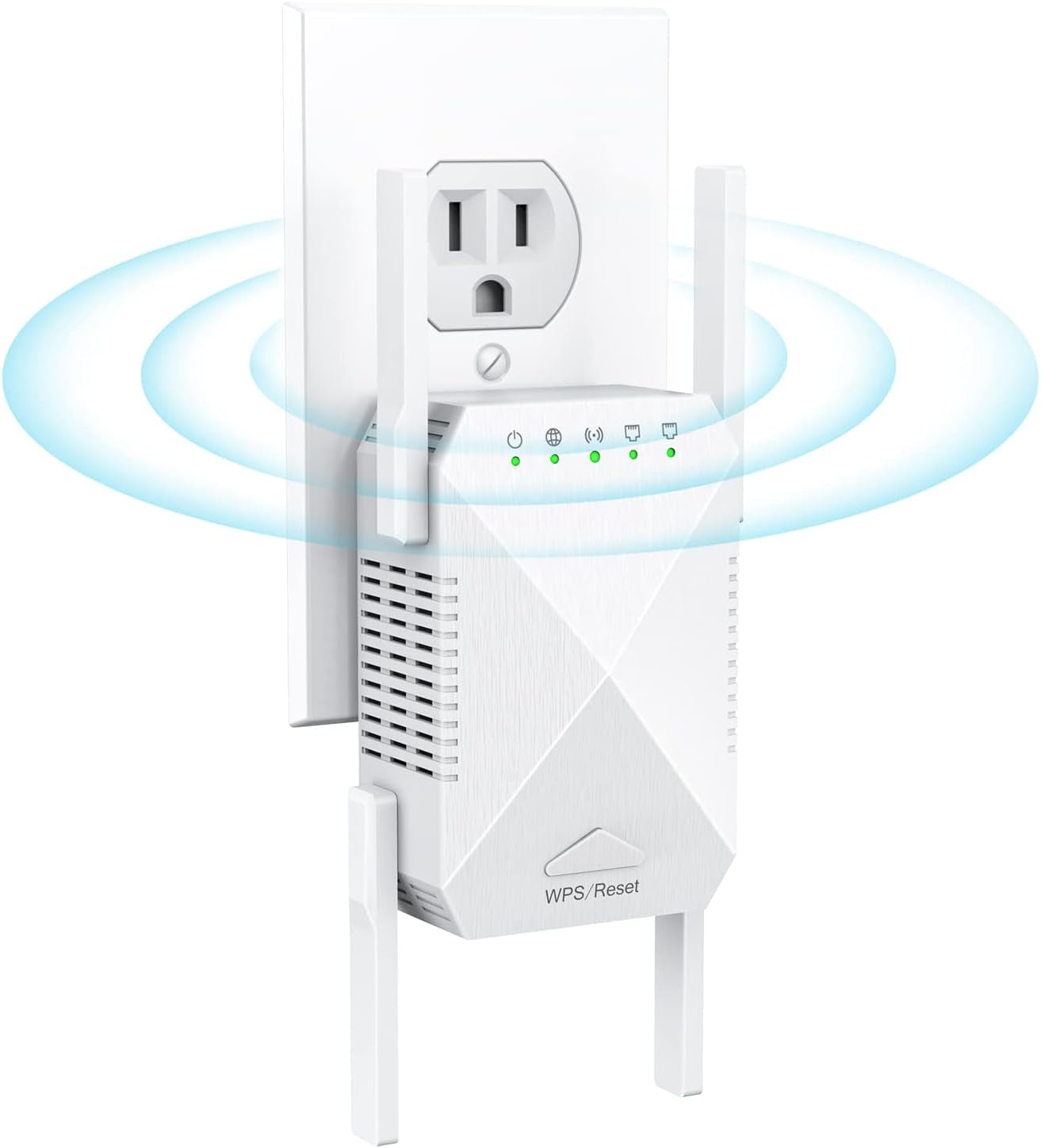 Restored TP-Link Powerline Wi-Fi Extender (TL-WPA7617KIT) - AV1000