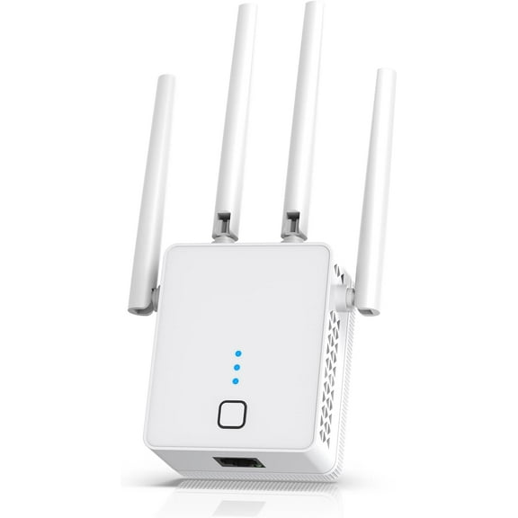 WiFi Extender, 2026 Fastest Booster 1200Mbps Dual Band (5GHz/2.4GHz) Extenders Signal for Home, Repeater with Ethernet Port Covers up to 10000sq. ft and 55 Devices
