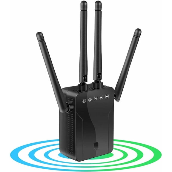 WiFi Extender 300Mbps, Wireless Range Repeater with Ethernet Port, Internet Signal Booster for Home Devices