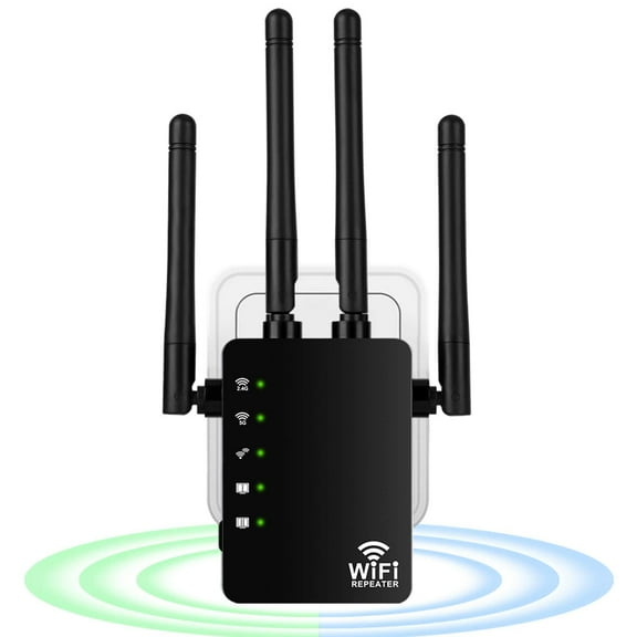 WiFi Extender Booster,WiFi Extenders Signal Booster for Home Cover Up to 15000 sq. ft & 105 Devices, WiFi Extender, 1900Mbps WiFi Amplifier, WiFi Range Extender, WiFi Booster, Internet Booster