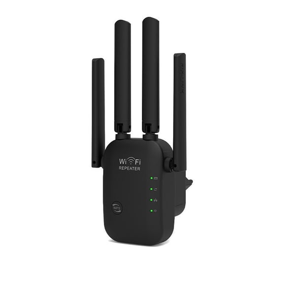 WiFi Extender Signal Booster - 2.4GHz 300Mbps WiFi Booster for Home, Up to 5000Sq. Ft, Easy Setup, Ethernet Port & Access Point, Stable Internet Performance with 20+ Devices