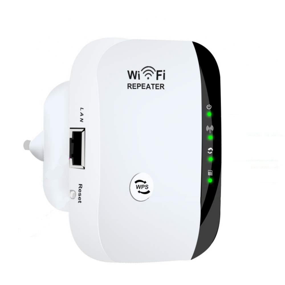 WiFi Extender Signal Booster 300Mbps Wireless Internet Repeater Long Range Amplifier with Ethernet Port Access Point 1 Tap Setup Walmart