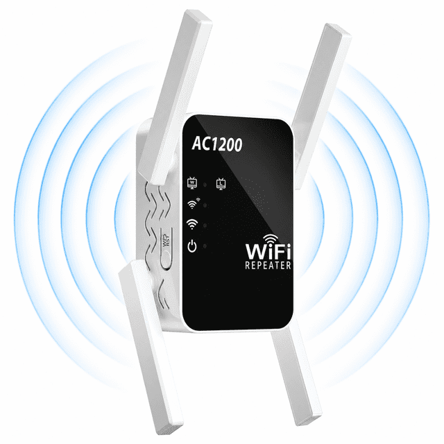 Range Extendar WiFi Extender Signal Booster for Home AC1200, Wireless Range Internet ...