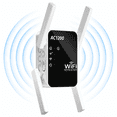 thumbnail image 1 of WiFi Extender Signal Booster for Home AC1200, Wireless Range Internet Booster with Ethernet Port & Wps One-Touch Setup, Long Range Extender Repeater, 1 of 10