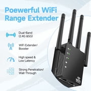 RAGOAT WiFi Extender Signal Booster for Home, Long Range Internet Booster with Ethernet Port, WiFi Repeater up to 12880 Sq Ft and 105 Devices