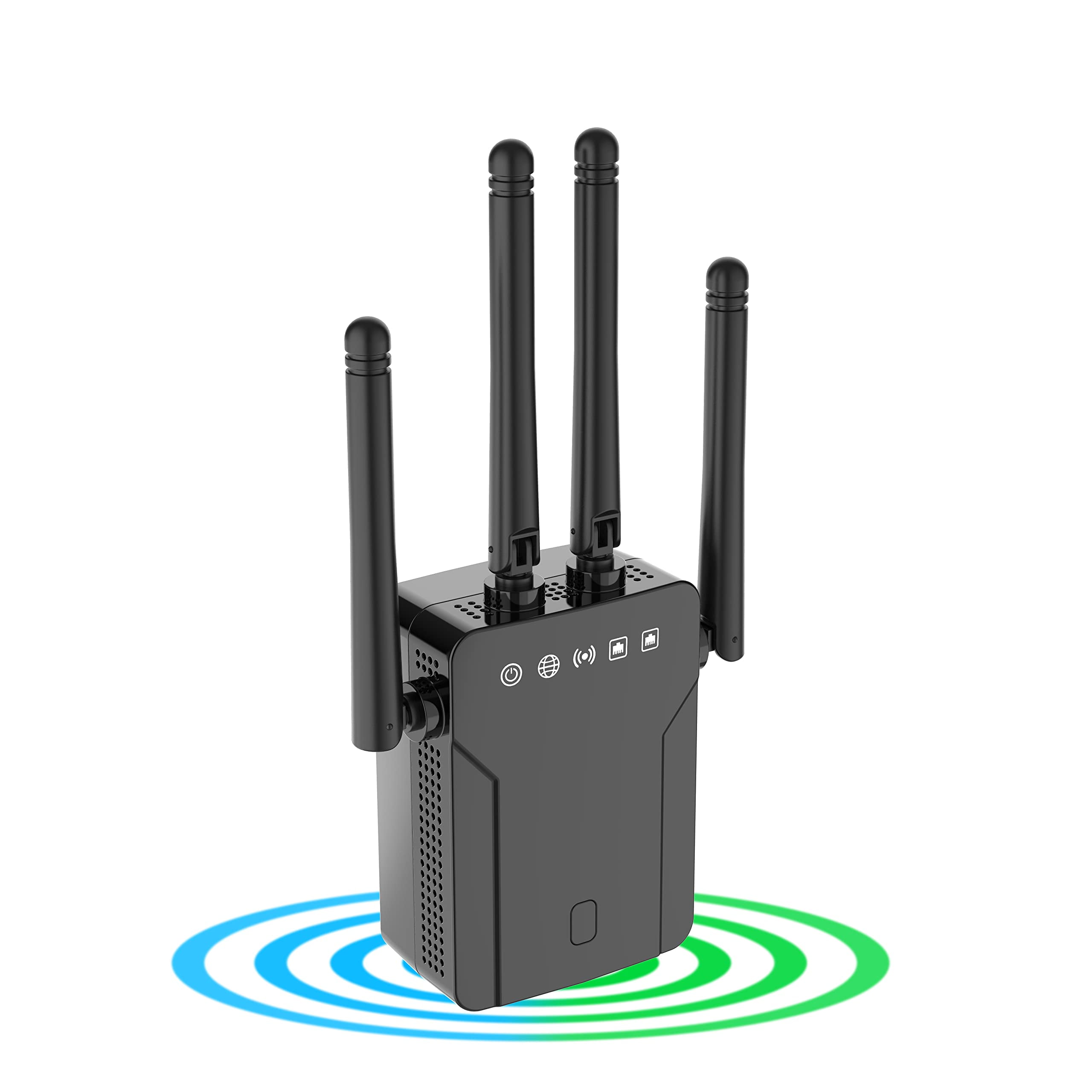 CINAMON WiFi Extender Long Range Wireless Internet Booster 360 Full Coverage up to 8990 Sq.ft 35 Devices Walmart