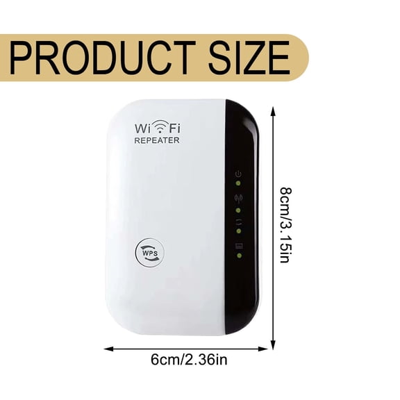 WiFi Extenders Signal Booster, WiFi Range Extender, High-Speed Transfer With Low Latency, Mini Compact Internet Repeater to Eliminate WiFi Dead Zones for Home, 2.36x3.15 inch