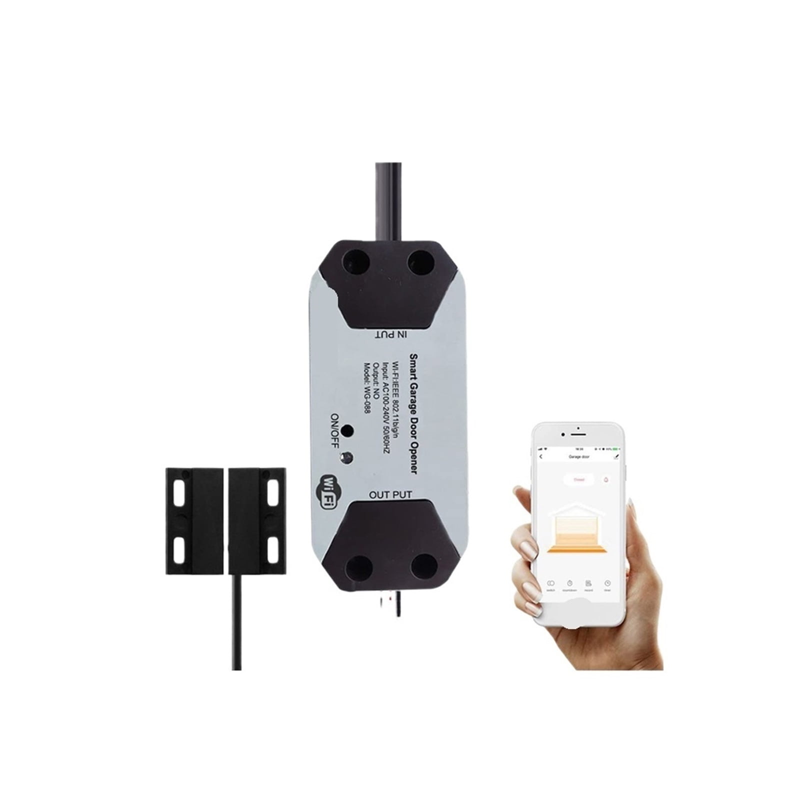 WiFi Garage Door Controller Smart Switch Door Opener APP Voice Control