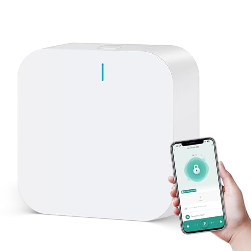 WiFi Gateway Paired with TUYA Smart Devices, Remote Keyless Entry Control, Wi-Fi Bridge Compatible with Alexa Voice Commands, Suitable for Tuya/Smart Life App Key Boxes or Smart Locks$$Electrical
