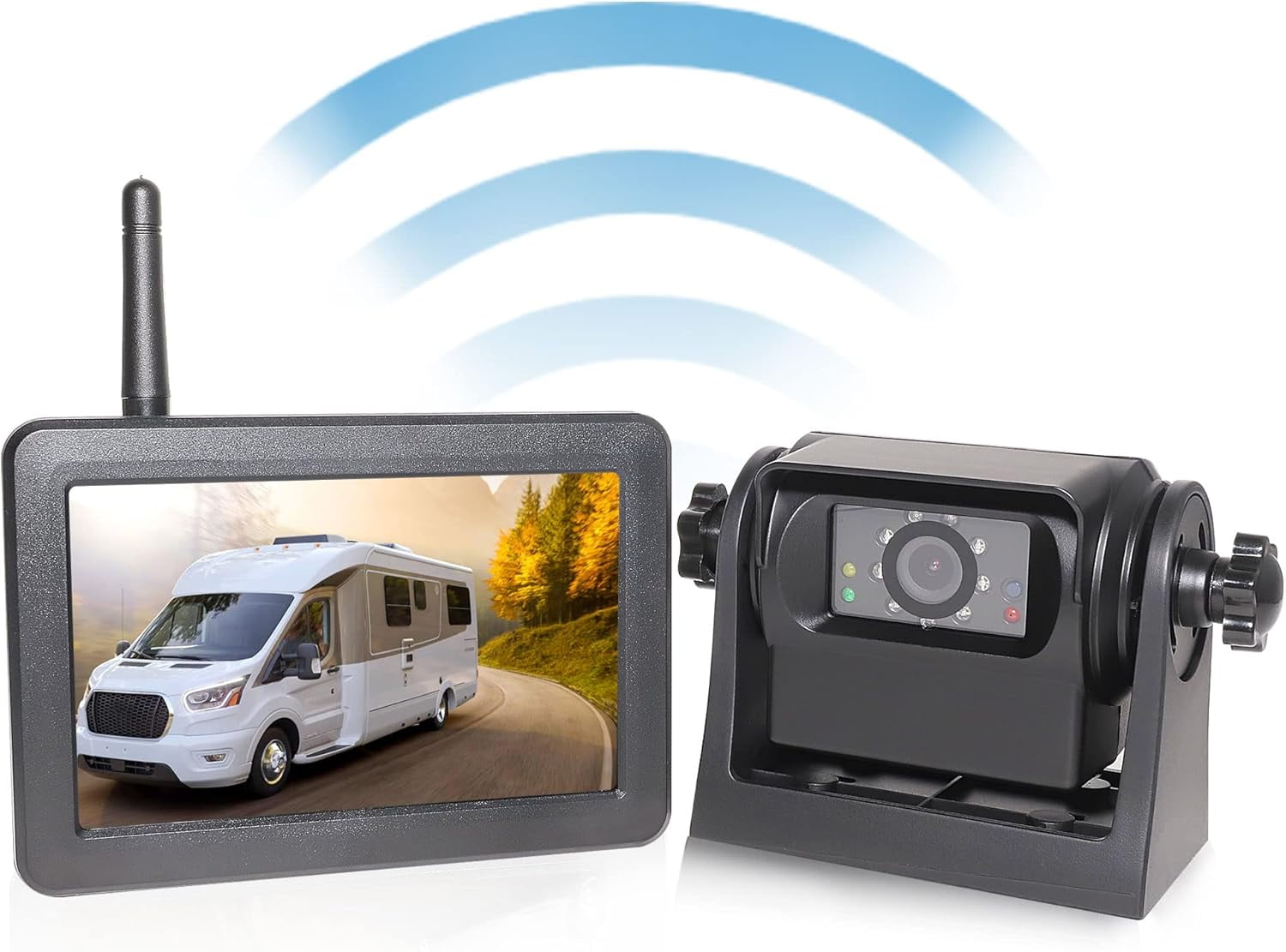WiFi Hitch Backup Camera 1080P No Wiring Rear View Reverse Camera for ...