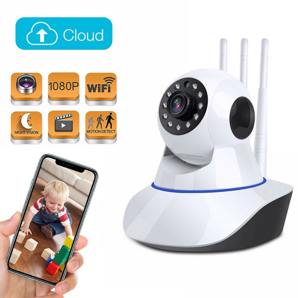 WiFi Home Security Camera - Smart 1080P Indoor Wireless Pet Camera for ...