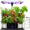thumbnail image 1 of WiFi Hydroponics Growing System, WiFi Control APP 12Pods Smart Indoor Garden with 36W 120 LED Grow Lights, Auto-Timer, Pump System, For Home Kitchen Gardening, 1 of 5