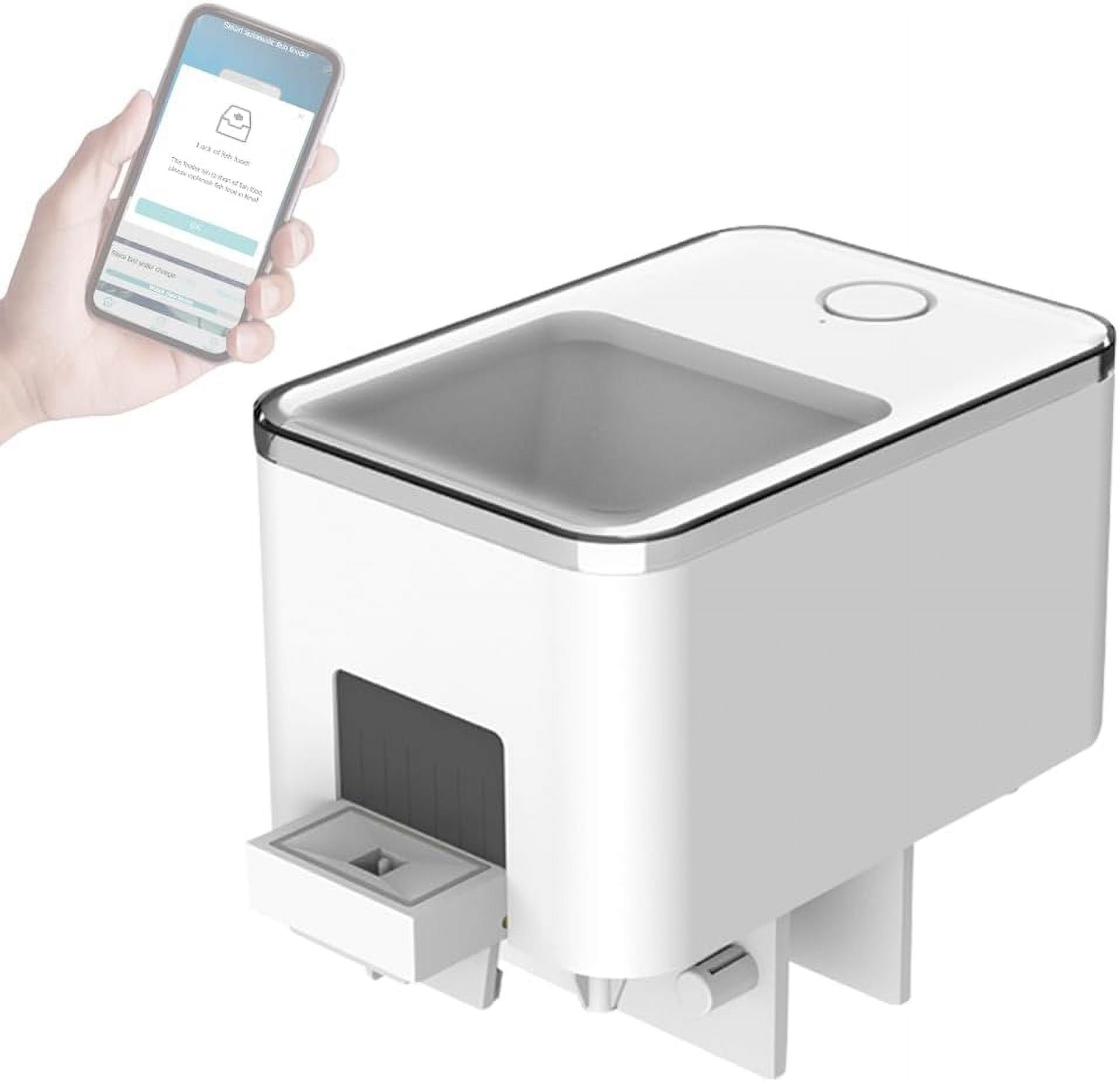 Photo inspiration: Automated Aquarium Maintenance Tools For Goldfish Reference: WiFi Intelligent Timing Automatic Feeder Aquarium Goldfish Feeder 100Ml