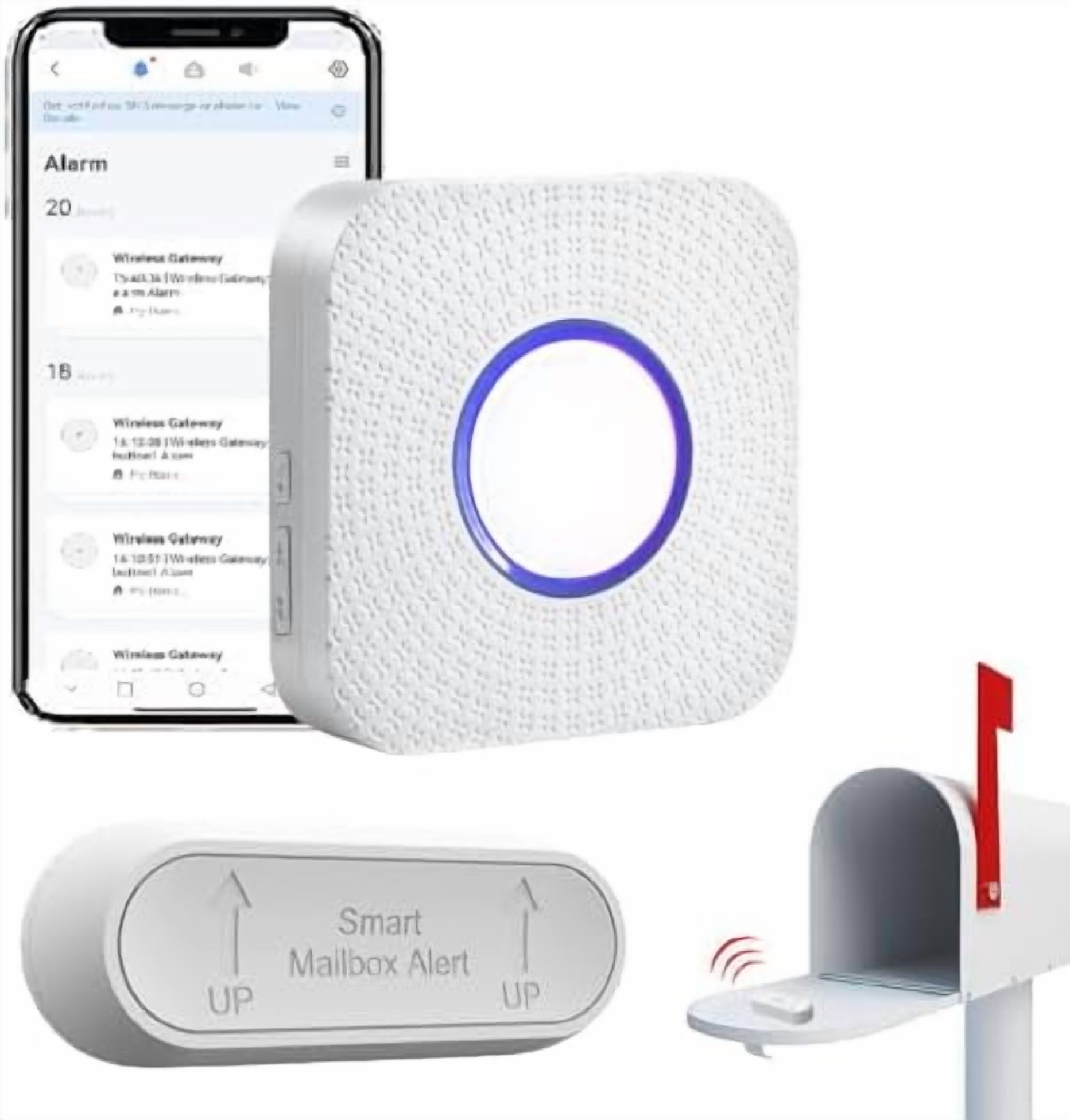 Mailbox Alarm Briidea 500ft Wireless Mailbox Alert With Led Light | Desertcart Mailbox Alarm Briidea 500ft Wireless Mailbox Alert With Led Light | Desertcart