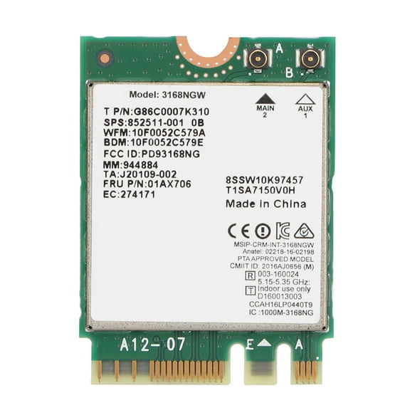 WiFi Network Adapter, Wireless Band Network Card For Home For Office