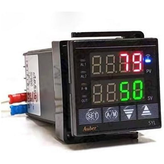 WiFi PID Temperature Controller, W/ 30 RAMP SOAK Steps, SSR Output, W/ Dual Alarm, 1/16 DIN Size, AW-SYL-2352P