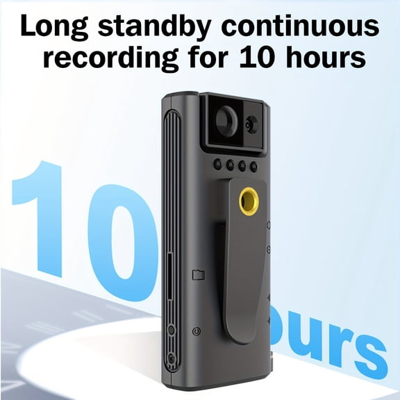WiFi PIR Motion Detection Camera with Night Vision, Image Stabilization, Human Tracking & 10-Hour Standby for Continuous Video