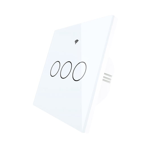 WiFi RF433 Smart Touch Switch 2/3 Way Smart Life/Tuya App Control,Home Voice Control 1/2/3/4 Gang ,Easy to Installation