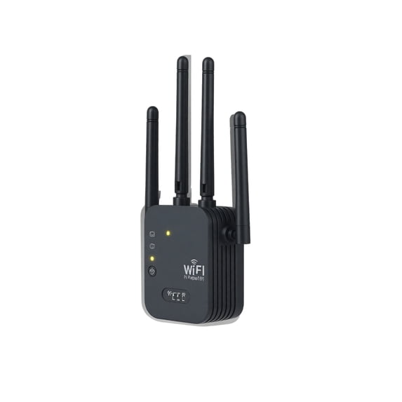WiFi Range Extender 300Mbps Wireless Signal Booster with 4 Antennas for Home, Covers Up to 5000 sq.ft and 35 Devices