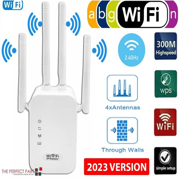 WiFi Range Extender Internet Booster Network Router Wireless Signal Repeater